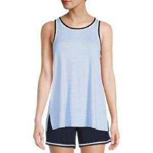 High neck sleep tank